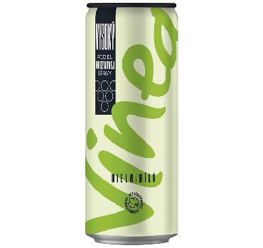 Vinea biela 0,33L plech