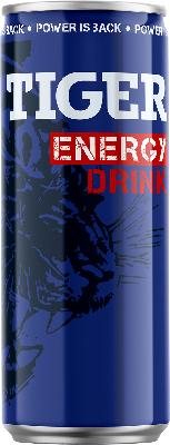 Tiger energy drink 250ml plech